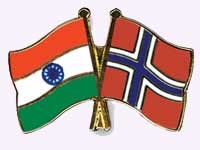 India, Norway flags India, Norway flags