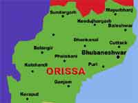 Orissa Map Orissa Map