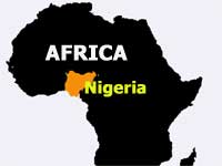 Nigeria in Africa Map Nigeria in Africa Map