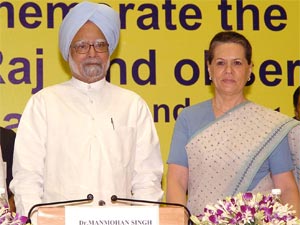 Prime Minister Manmohan Singh and Sonia Gandhi Prime Minister Manmohan Singh and Sonia Gandhi