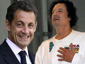 nicolas sarkozy, muammar gaddafi nicolas sarkozy, muammar gaddafi
