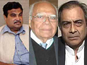 Nitin Gadkari, Mahesh Jethmalani Nitin Gadkari, Mahesh Jethmalani