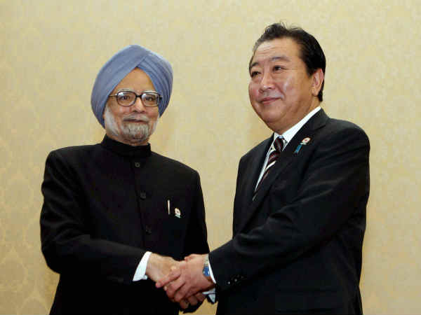 जापान के पीएम से मिले मनमोहन