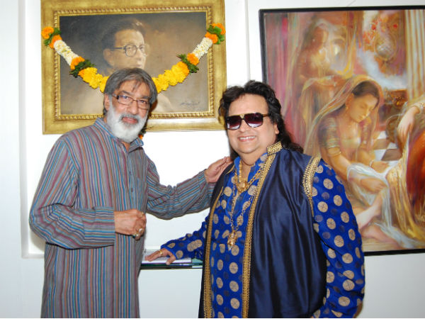बप्पी लहरी के साथ पृथ्वी सोनी