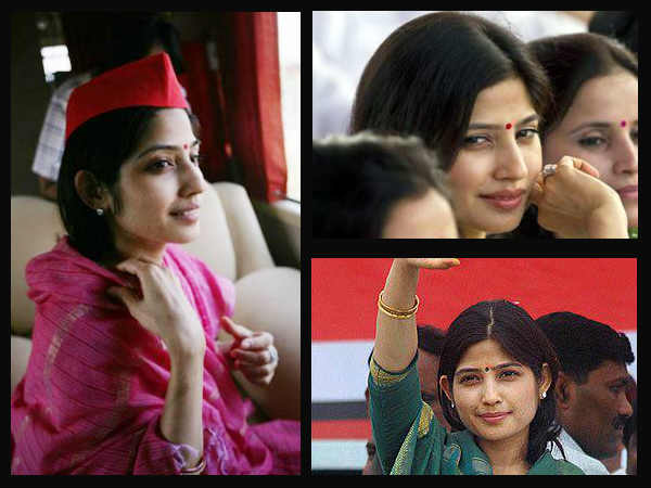 चुनाव प्रचार में डिंपल यादव