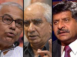 Yashwant Sinha, Jaswant Singh and Ravi Shankar Yashwant Sinha, Jaswant Singh and Ravi Shankar