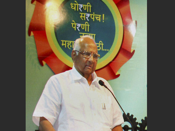 NCP chief Sharad Pawar NCP chief Sharad Pawar