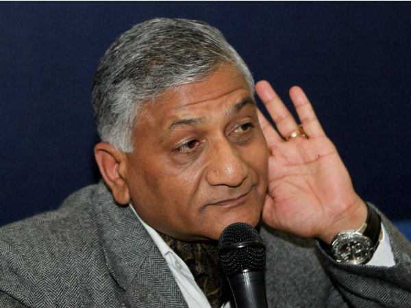 वार्ता पर क्या बोले वीके सिंह?