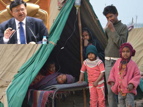 Muzaffarnagar relief camps: UP Home Secy says 'nobody dies of cold' Muzaffarnagar relief camps: UP Home Secy says 'nobody dies of cold'