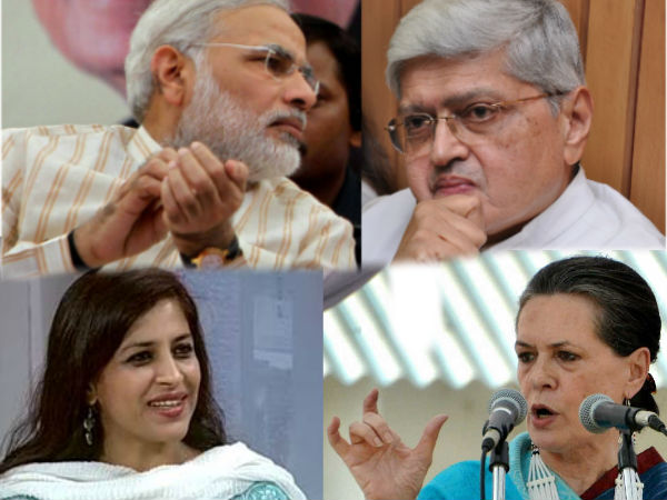 AAP pitches Gopalkrishna Gandhi against Narendra Modi and Shazia Ilmi against Sonia Gandhi AAP pitches Gopalkrishna Gandhi against Narendra Modi and Shazia Ilmi against Sonia Gandhi
