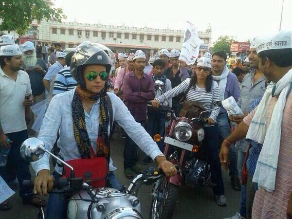 गुल पनाग का चुनाव प्रचार