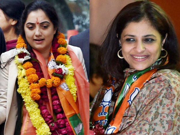 BJP's Nupur Sharma, Shazia Ilmi allege Manhandling by AAP volunteers BJP's Nupur Sharma, Shazia Ilmi allege Manhandling by AAP volunteers