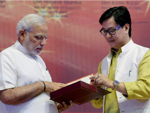 किरेन रिजिजू ने प्रधानमंत्री और रक्षा मंत्री का जताया आभार