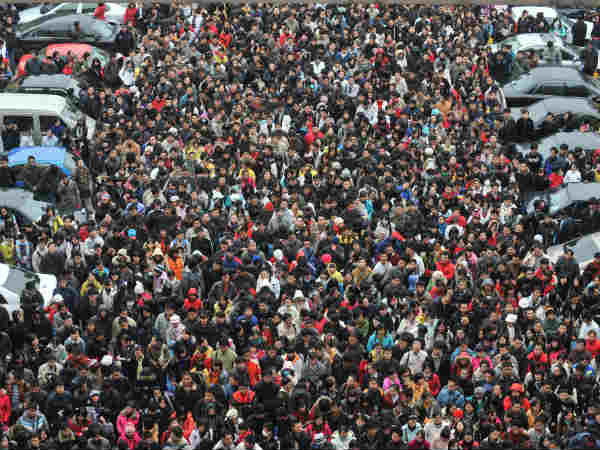 बीजिंग से मंगोलिया तक ट्रैफिक जाम