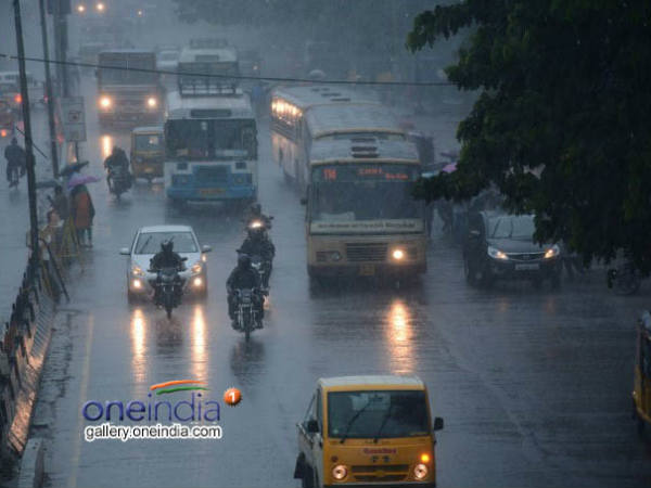 Chennai Rain Pics: शाम का मंजर
