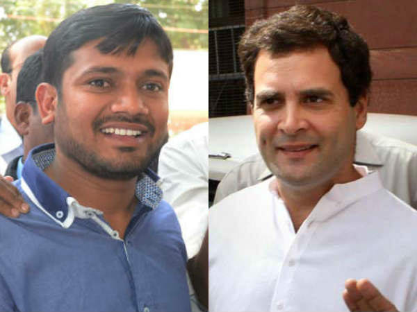 राहुल गांधी के इशारे पर भारत दौरे पर निकले कन्हैया कुमार? | After Rahul  Gandhi Meeting, Kanhaiya Kumar reached hyderabad For Rohith Vemula? - Hindi  Oneindia