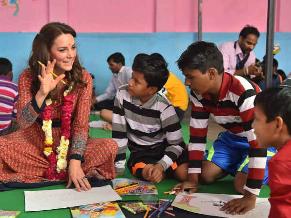 Prince William and Kate Middleton lunch with PM Modi