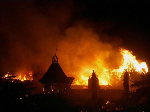 बिहार में आग 