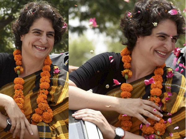 प्रियंका गांधी के लिए पोस्टर कैंपेन