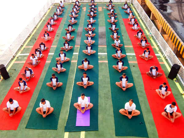 Yoga Day 2016 by Indian Armed forces