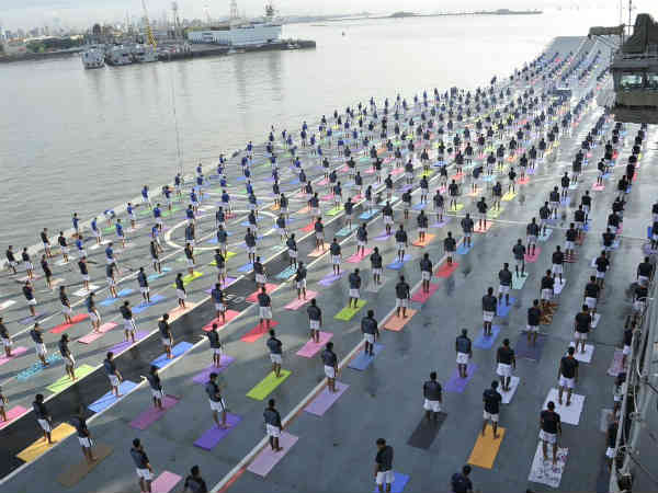 Yoga Day 2016 by Indian Armed forces