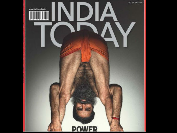  मैगजीन के कवर पेज पर दिखें बाबा 