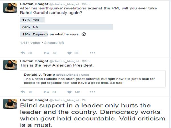 chetan-bhagat-चेतन भगत ने कराया पोल, जवाब मिला नरेंद्र मोदी अगर इमरजेंसी भी लगा दें तो भी हम करेंगे समर्थन chetan-bhagat-चेतन भगत ने कराया पोल, जवाब मिला नरेंद्र मोदी अगर इमरजेंसी भी लगा दें तो भी हम करेंगे समर्थन