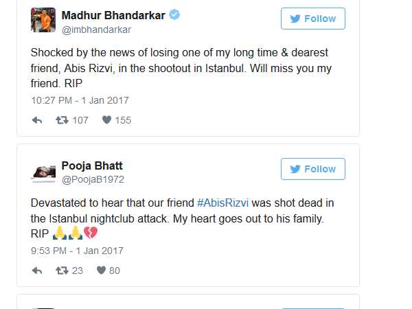 इस्तांबुल टेरर अटैक में फिल्म प्रोड्यूसर की मौत, बॉलीवुड में शोक की लहर इस्तांबुल टेरर अटैक में फिल्म प्रोड्यूसर की मौत, बॉलीवुड में शोक की लहर