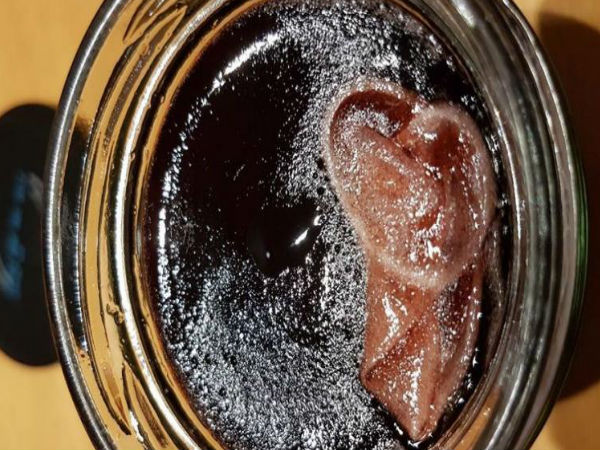 Man shocked after finding condom thing in jam Man shocked after finding condom thing in jam