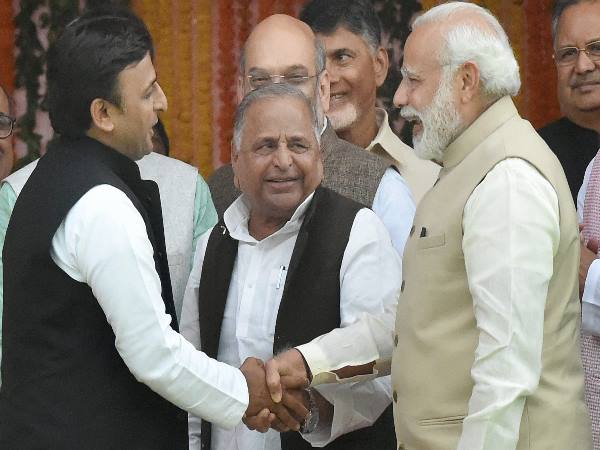 अखिलेश को पीएम के पास लेकर गए मुलायम