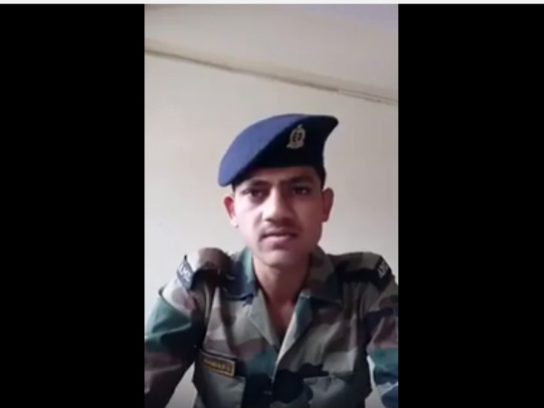 सेना के एक और जवान ने वीडियो में उठाए ऑफिसर्स पर सवाल सेना के एक और जवान ने वीडियो में उठाए ऑफिसर्स पर सवाल