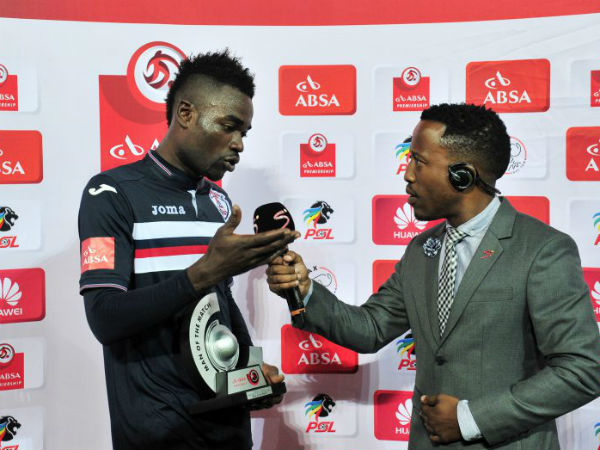 Football player thanks wife and girlfriend during man of the match speech Football player thanks wife and girlfriend during man of the match speech