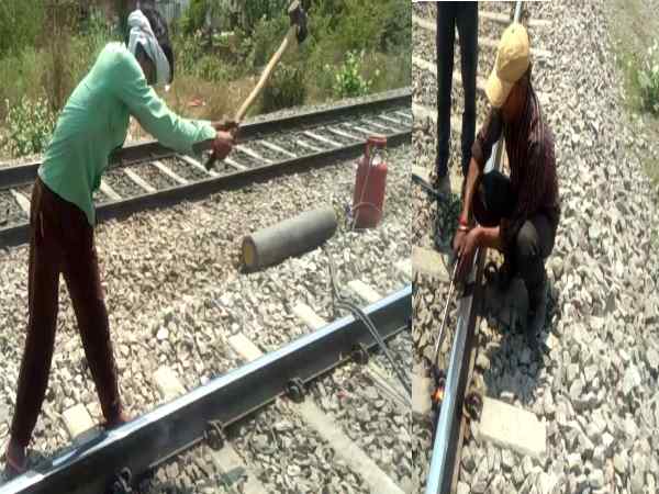 अति व्यस्त रेल मार्ग में से एक लखनऊ-कानपुर-दिल्ली मार्ग