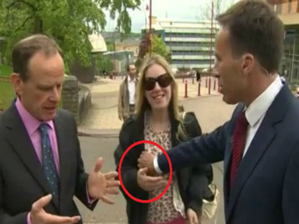 Video: BBC news presenter gropes woman’s breasts, gets slapped on live TV Video: BBC news presenter gropes woman’s breasts, gets slapped on live TV