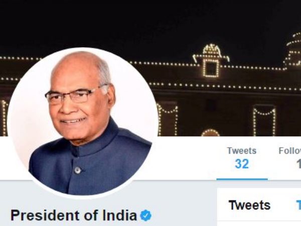 देश के नए महामहिम का आया पहला ट्वीट देश के नए महामहिम का आया पहला ट्वीट