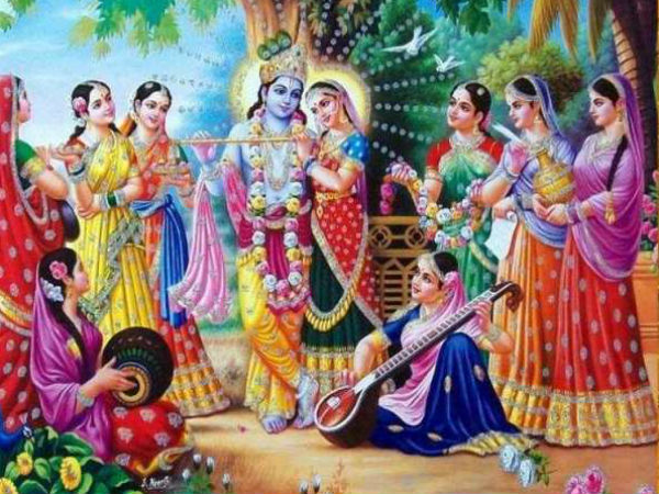 कृष्ण ने 16 हजार रूपों में विवाह रचाया