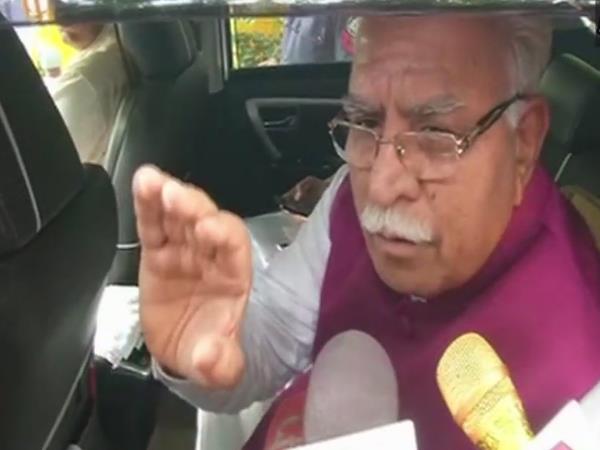 Haryana CM ML Khattar meets BJP Chief Amit Shah denies resignation Haryana CM ML Khattar meets BJP Chief Amit Shah denies resignation