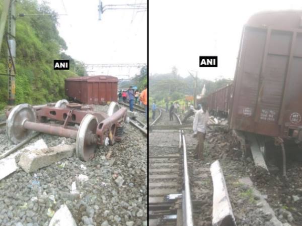 2 coaches of a goods train derailed near Khandala Maharashtra 3 train accident in last 10 hours 2 coaches of a goods train derailed near Khandala Maharashtra 3 train accident in last 10 hours