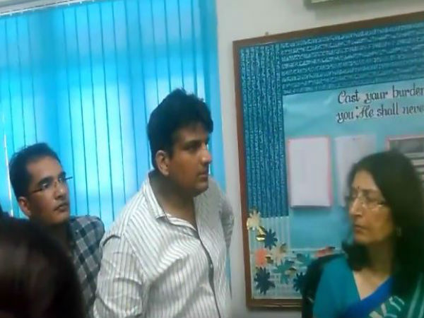 Video: After Pradyuman murder Ryan school not take lesson, School Employee caught Drunked in faridabad branch Video: After Pradyuman murder Ryan school not take lesson, School Employee caught Drunked in faridabad branch