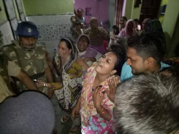 मौके पर पहुंची फोर्स