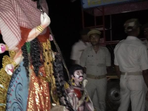 मौके पर पहुंची पुलिस