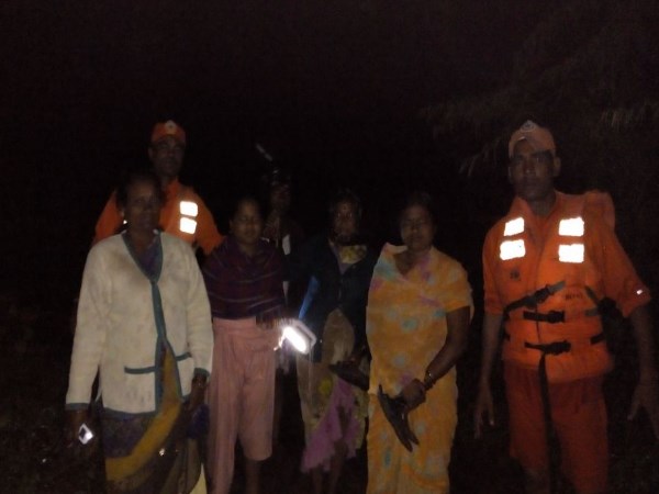 Flood situation after pond break in Ahmednagar Maharashtra Flood situation after pond break in Ahmednagar Maharashtra