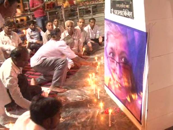 Candle March for Gauri Lankesh justice in Shahjahanpur Candle March for Gauri Lankesh justice in Shahjahanpur