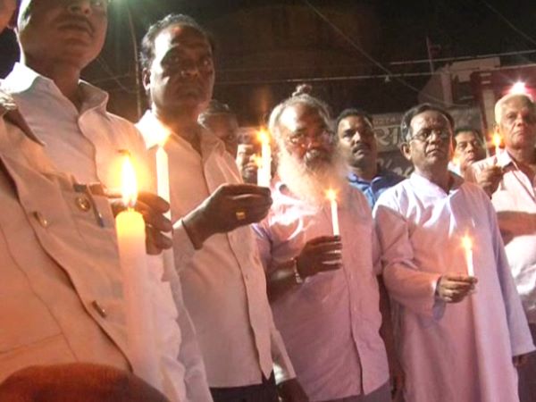 Candle March for Gauri Lankesh justice in Shahjahanpur Candle March for Gauri Lankesh justice in Shahjahanpur