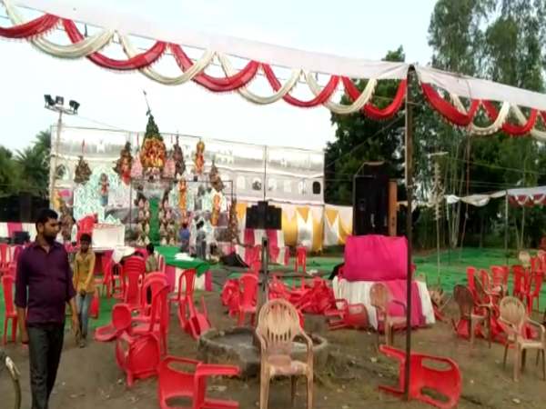 Accident in Jagaran of Maa Durga, Electric wire fall down Accident in Jagaran of Maa Durga, Electric wire fall down