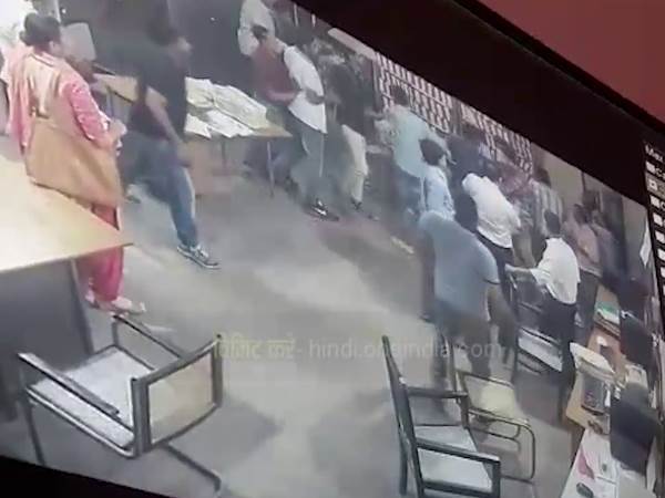 सीसीटीवी कैमरे में क़ैद वारदात