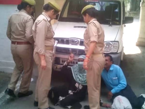 पीड़िता एसएसपी ऑफिस पहुंची