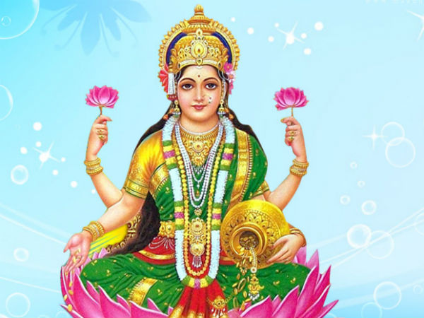 पुण्य से देवी लक्ष्मी