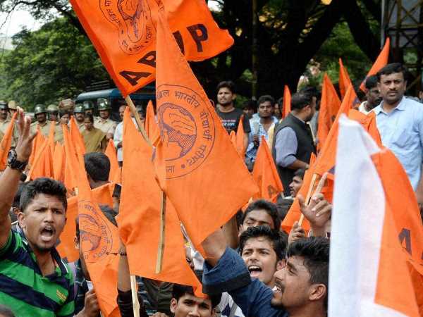इलाहाबाद में झटके बाद आगरा से एबीवीपी के लिए अच्छी खबर