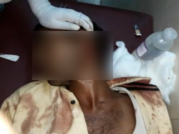 Wife attacks on his husband for having illegal relationship Wife attacks on his husband for having illegal relationship
